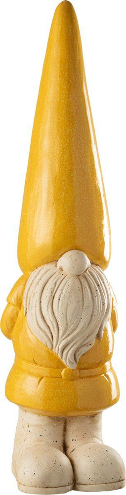 J-Line figuur Kabouter Buiten - kunststof - geel - large