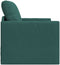 vidaXL - Vloersofa - Bed - 2-in-1 - Donkergroen - 74x77x81 - cm - Stof