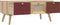 vidaXL - Salontafel - met - lades - 80x40x35,5 - cm - bewerkt - hout