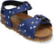 Bunnies JR Bonny Beach - Jongens Sandalen - Leer - Blauw/Print