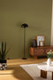 Atmosphera Savio Paddenstoel Vloerlamp - Ø28xH140cm - Zwart