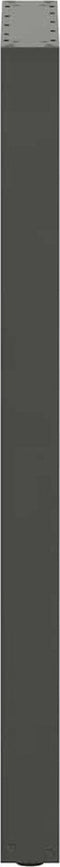 vidaXL - Salontafelpoten - 2 - st - U-vormig - 40x(110-111) - cm - staal - antraciet