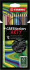 Kleurpotlood stabilo 6019 greencolors arty 12st | 6 stuks