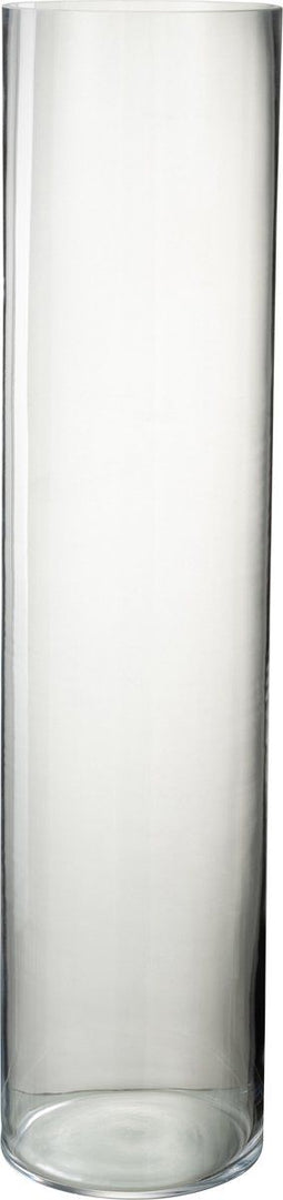 J-Line vaas Buis - glas - transparant - 68 cm hoog