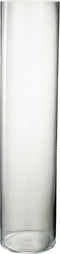 J-Line vaas Buis - glas - transparant - 68 cm hoog