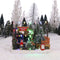 LuVille Kerstdorp Miniatuur Kerstboom Kraam - L18 x B11 x H14 cm