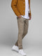 JACK&JONES JPSTMARCO JJBOWIE SA - Chinobroek - Slim fit met stretch - Beige - Maat W30 X L34