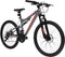 Huffy Marker - Mountainbike 21 versnellingen Shimano - Volledig geveerd 24 inch staalgrijs