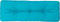 vidaXL - Palletkussen - 120x40x12 - cm - stof - turquoise