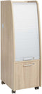 Verrijdbare koffie trolley Chief in 113x43x56cm in Halifax Eiken