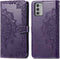iMoshion Hoesje Geschikt voor Nokia G42 Hoesje Met Pasjeshouder - iMoshion Mandala Bookcase - Paars