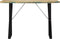 vidaXL - Eettafel - 120x60x76 - cm - massief - gerecycled - hout