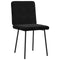 vidaXL - Eetkamerstoelen - 2 - st - fluweel - zwart