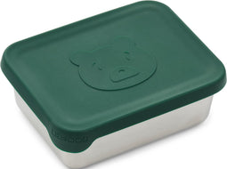 Liewood Ako Snackdoos/Lunchbox - Mr.Bear Garden Green