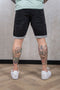 Petrol Industries Heren Denim Short - Slim Fit - Stretch - Elastische Tailleband - Zwart - Maat XL
