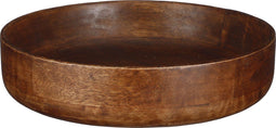 Mica Decorations Tomar - Schaal - H6 x Ø26 cm - 100% FSC Mangohout - Donkerbruin
