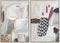 Schilderij DKD Home Decor 63 x 4,5 x 93 cm Abstract Stads (2 Stuks)