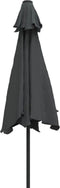 vidaXL - Parasol - met - metalen - paal - 300 - cm - antraciet