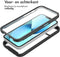 iMoshion Hoesje Geschikt voor iPhone 14 Hoesje - iMoshion 360° Full Protective Case - Zwart / Transparant