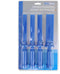 ProPlus Schraper set kunststof - 4 delig - slagvast nylon - diverse breedtes