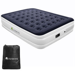 Juskys Sapri L - Zelfopblaasbaar Luchtbed - 203 x 152 x 47 cm - Incl. Elektr. Pomp en Draagtas