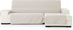 Hoes voor chaise longue met korte armleuning rechts Eysa SILVER Lichtbruin 100 x 110 x 240 cm
