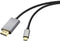Renkforce RF-4600982 - USB-C naar DisplayPort Adapterkabel - 8K 60 Hz - Zwart (2 m)