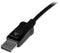Startech.com Active DisplayPort Kabel - Male/Male - 1m - Zwart