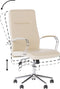 OSCAR - Bureaustoel - Beige - Kunstleer