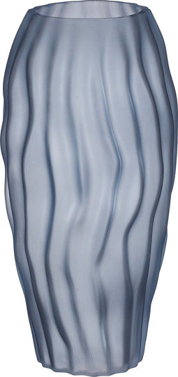 Mica Decorations Feline Vaas - H32 x Ø16 cm - Glas - Lichtblauw