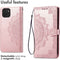 iMoshion Hoesje Geschikt voor Samsung Galaxy A03 Hoesje Met Pasjeshouder - iMoshion Mandala Bookcase - Rosé Goud