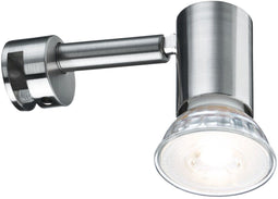 Paulmann Simplo - LED-spiegellamp GU10 2700K 345lm 230V 5,3W - Staal geborsteld