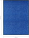 vidaXL - Deurmat - wasbaar - 90x120 - cm - blauw