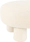 J-Line zetel Teddy Bouclé - velvet - wit