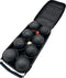 Jeu de boules set - zwart staal - 8 kogels - incl. draagtas