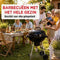 BBQ Collection Kogelbarbecue - Houtskool BBQ met Deksel Ø 45 cm - Zwart
