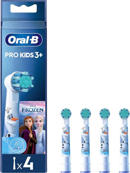 Oral-B Pro Kids Frozen - Opzetborstels - Extra zachte borstelharen - (4 stuks)