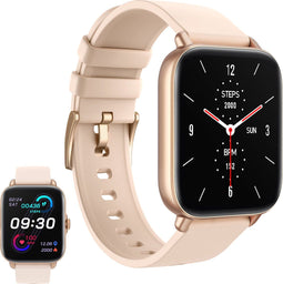 Golden Sound Premium Smartwatch - Vrouwen - 100+ Sportmodi - Hartslagmeter - Roze