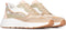 POSH by Poelman CHARLIE - Dames sneakers - Chunky zool 4 cm - Beige (38)