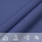 Zonnescherm rechthoekig 2,5x3 m oxford stof blauw