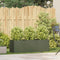 vidaXL - Plantenbak - 120x40x40 - cm - koudgewalst - staal - olijfgroen