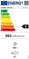 HOTPOINT UH8F1CX1 - vriezer - 260 L - Vorstvrij, koud geventileerd - A + - L 59.5 x H 187.5 cm - Vrijstaand - Roestvrij staal