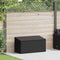 vidaXL - Tuinbox - 110x50x58 - cm - poly - rattan - zwart