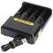 Nitecore charger CI4, intelligent 4-fold quick charger with USB-C charging port, charges Li-Ion, NiM