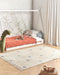 DARDERE - Vloerkleed - Beige/Grijs - 140 x 200 - Katoen