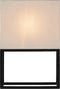 Atmooz - Tafellamp Cavalieri - Slaapkamer / Woonkamer - Industrieel - Zwart en witte kap - Hoogte 45cm - Metaal