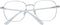 Sandro SD4017 52920 bril zonder sterke - Dames - Zilverkleurig