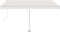 vidaXL - Luifel - automatisch - met - LED - en - windsensor - 450x300 - cm - crèmekleur