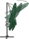 vidaXL - Parasol - met - draagbare - voet - taupe