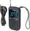Camry CR 1905 - Draagbare mini radio - FM/AM - LCD-scherm - USB-C - Alarmfunctie